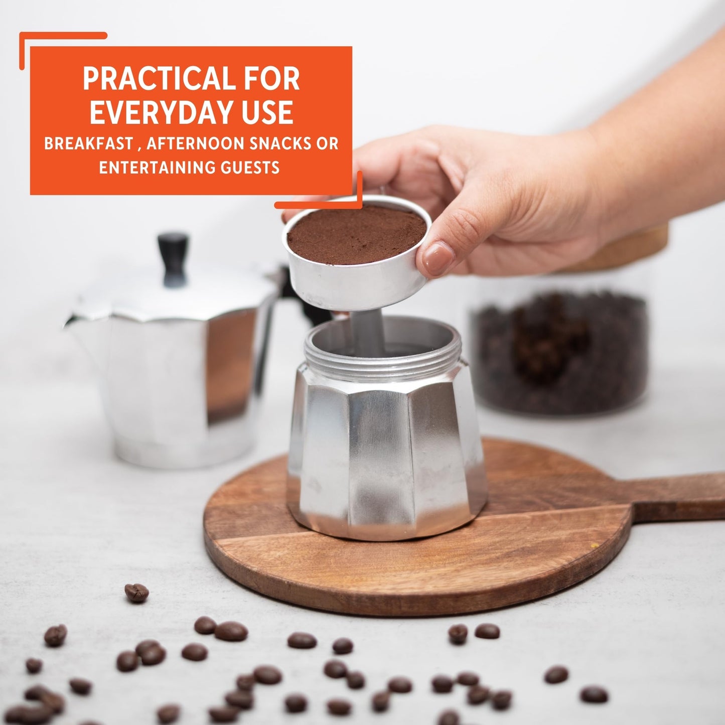 IMUSA Espresso Stovetop Coffeemaker 3-Cup