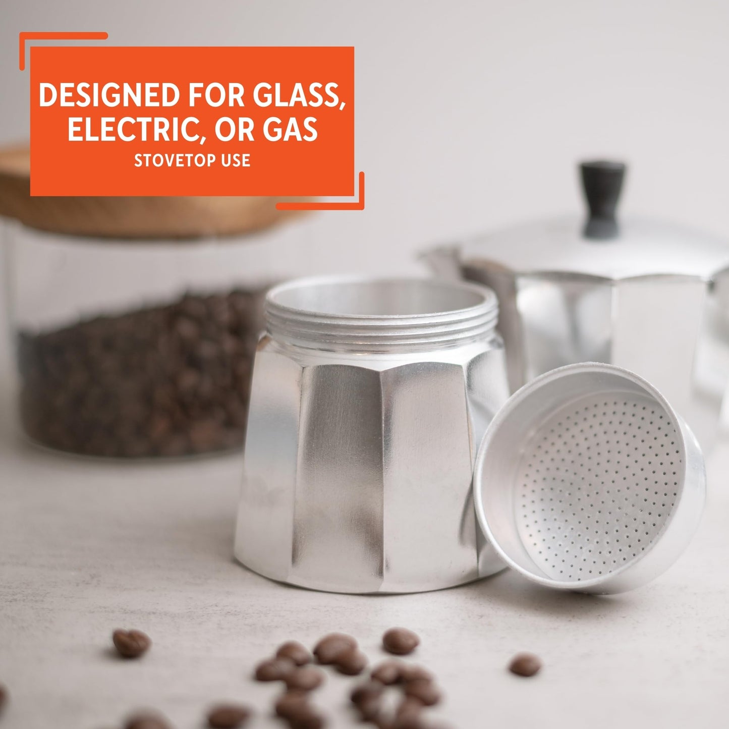 IMUSA Espresso Stovetop Coffeemaker 3-Cup