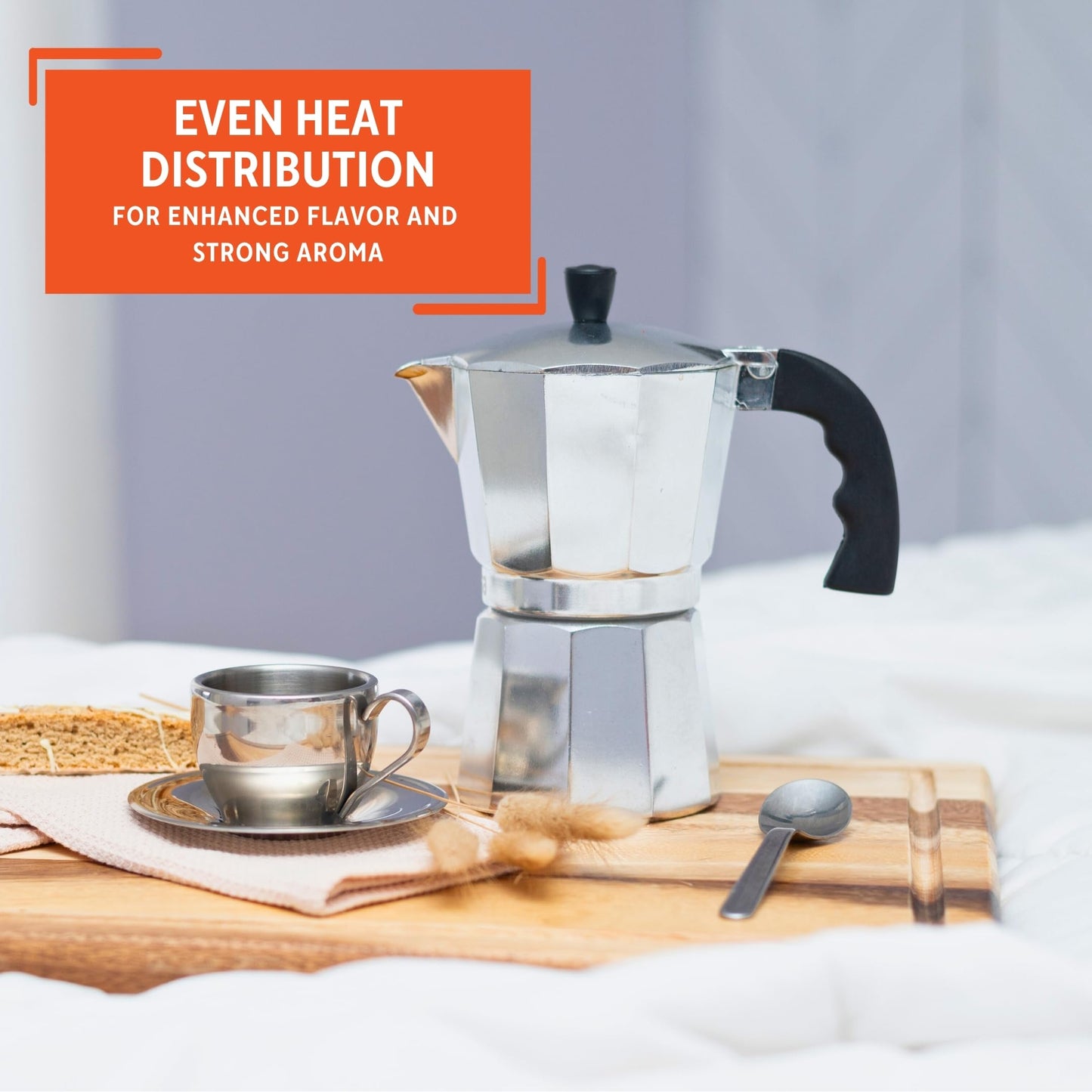 IMUSA Espresso Stovetop Coffeemaker 3-Cup