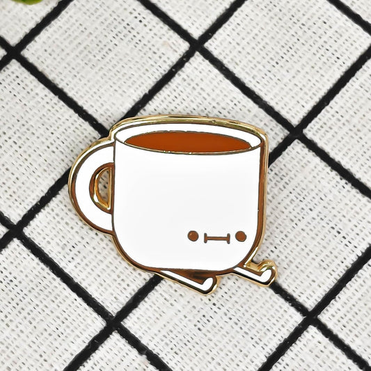 Cute Small Coffee Cup Enamel Pin