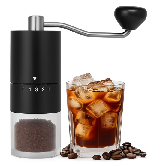 Manual Coffee Grinder w/ Ceramics Burr For Espresso